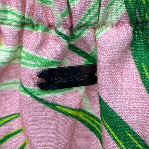 Barbour Papyrus Palm Print Cotton Sundress  Sz: 12 - Picture 5 of 9
